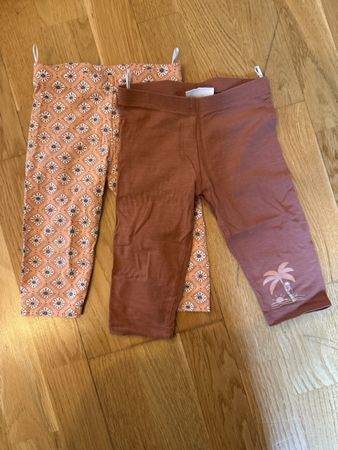 2x Mädchen Capri Leggings, C&A, Gr. 98, Top Zustand!