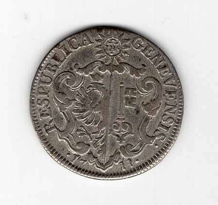 Tutti le monete: (2139) Genf, 21 Sols, 1711, Silber – Usato da Rüthi (Rheintal) venduto da erdnuessli1 1