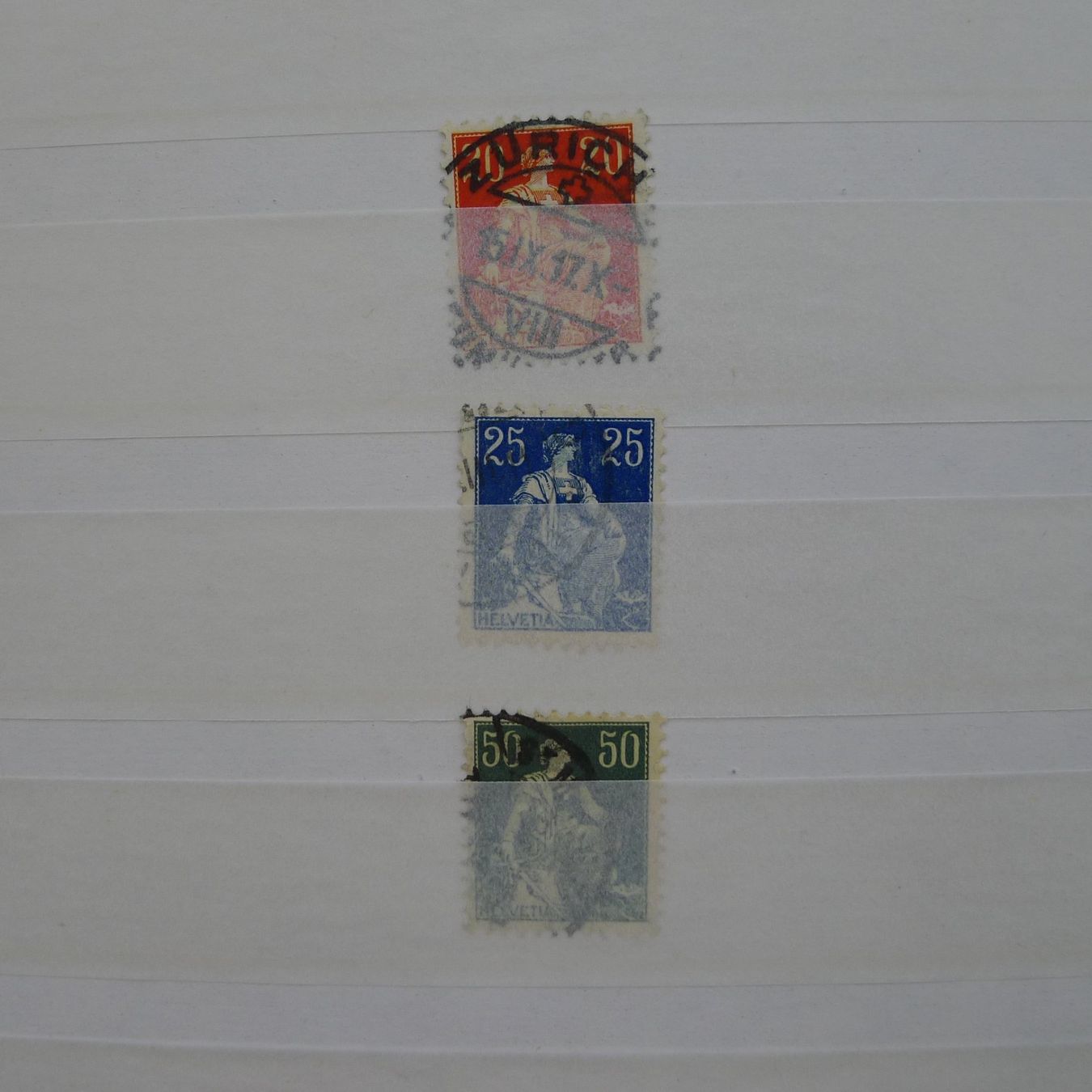 Alle Briefmarken: 1907-1944, LAGERBUCH CH-Marken, postfrisch ** + gestempelt! – Gebraucht aus Sursee von Luzernerraute 3