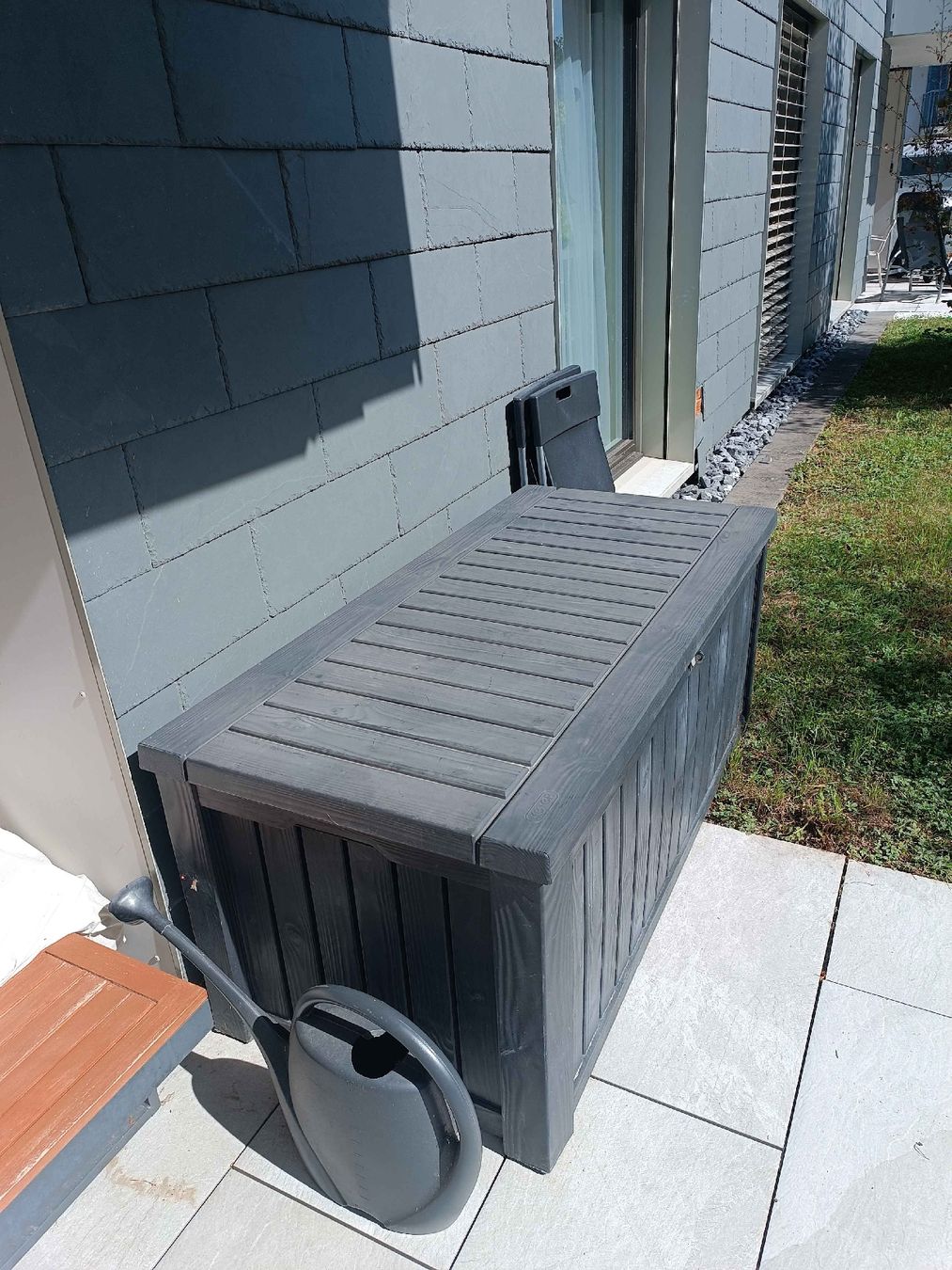 Box contenitori: Gartenbox Kunststoff grau gebraucht – Usato da Uster venduto da carolin.z
