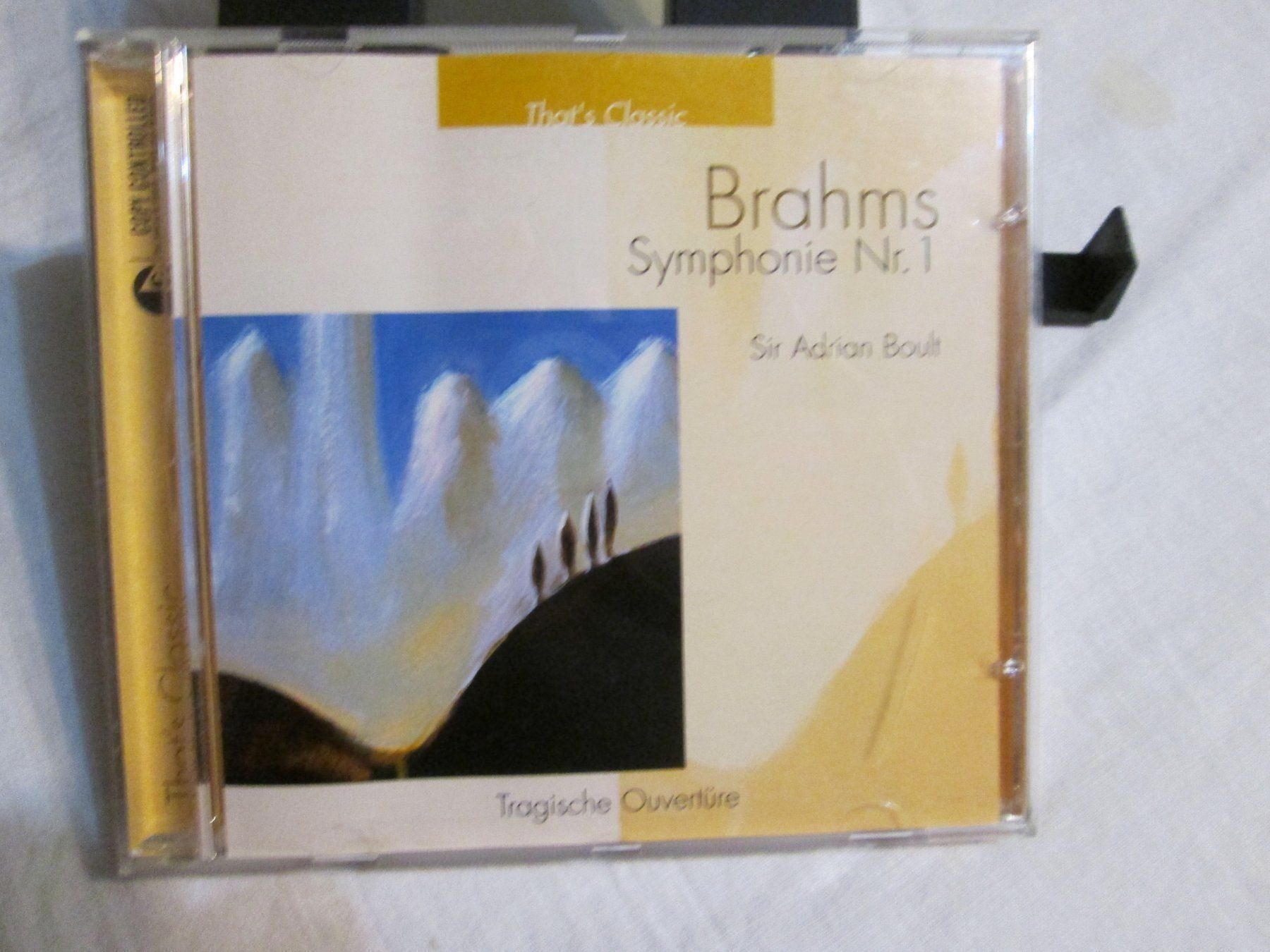 CD: CD BRAHMS SYMPHONIE Nr.1 – Usato da la Chaux-de-Fonds venduto da Lampe
