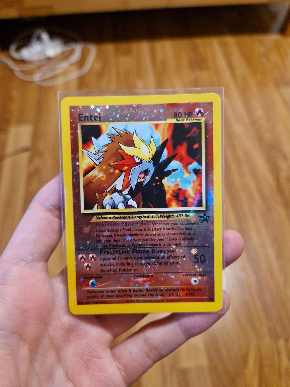 carre pokemon Entei Black Star Promo - Near Mint! (Neu (gemäss ...