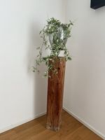 Holzbalken, Kerzen- /Dekoständer