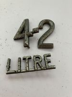 Oldtimer Emblem 4.2 Liter, Vintage Auto Deko Jaguar