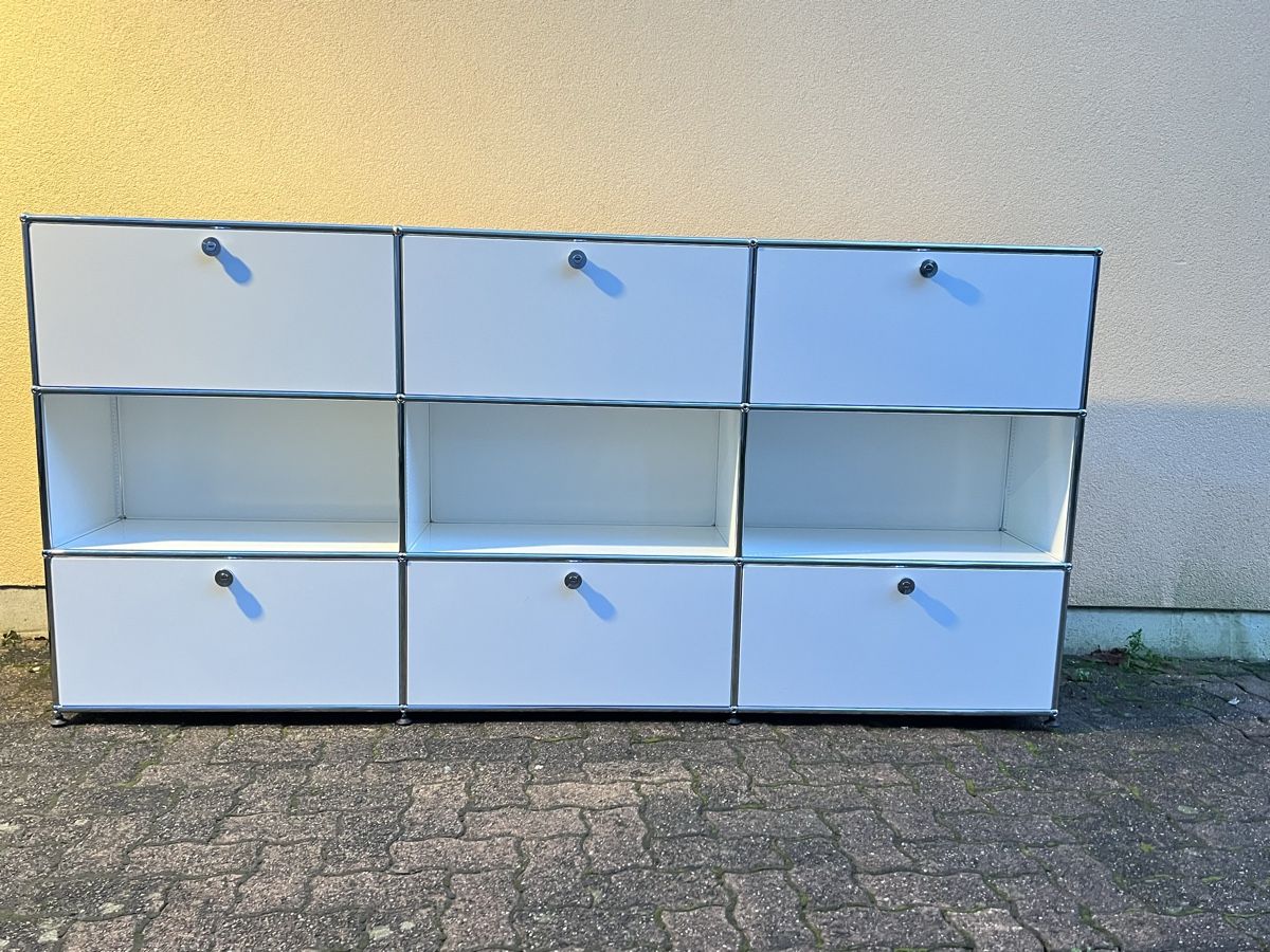 Kommoden: USM Haller Sideboard Reinweiss 3x3 – Gebraucht aus Dietikon von Kumar_Occasionen