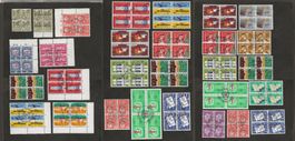 Schweiz 29 Viererblock Dienstmarken gestempelt
