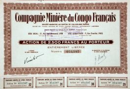 Compagnie Minière du Congo Français, Paris