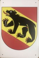 Kanton Bern Blechschild Metallschild Aare Bundeshaus Schweiz