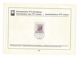 PTT-Sammelblatt ET: 87 - Dm V 22, 1946 - Kat. 90.--