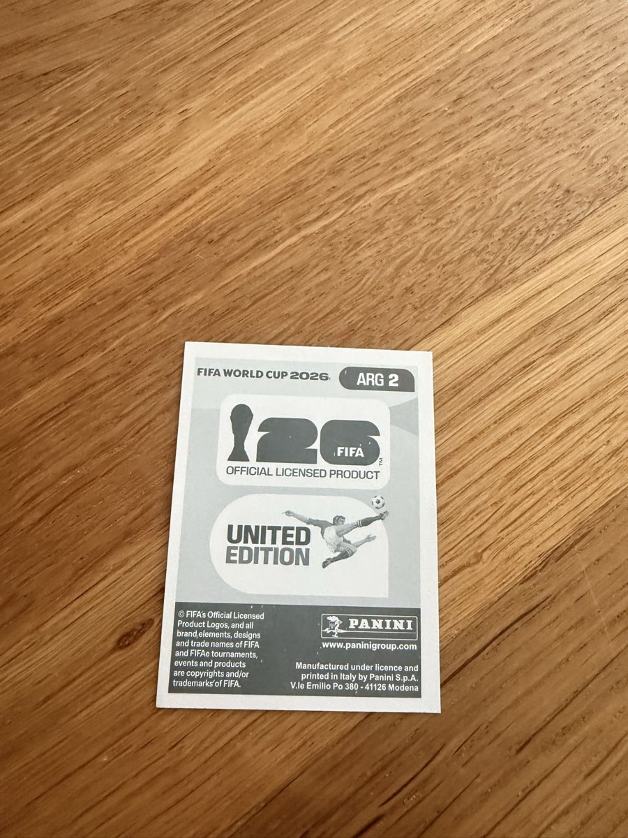 Panini Cartes à collectionner: WM 2026 Sticker Emiliano Martinez ARG 2 – Neuf avec emballage d'origine à Dübendorf par Nemo_0 1
