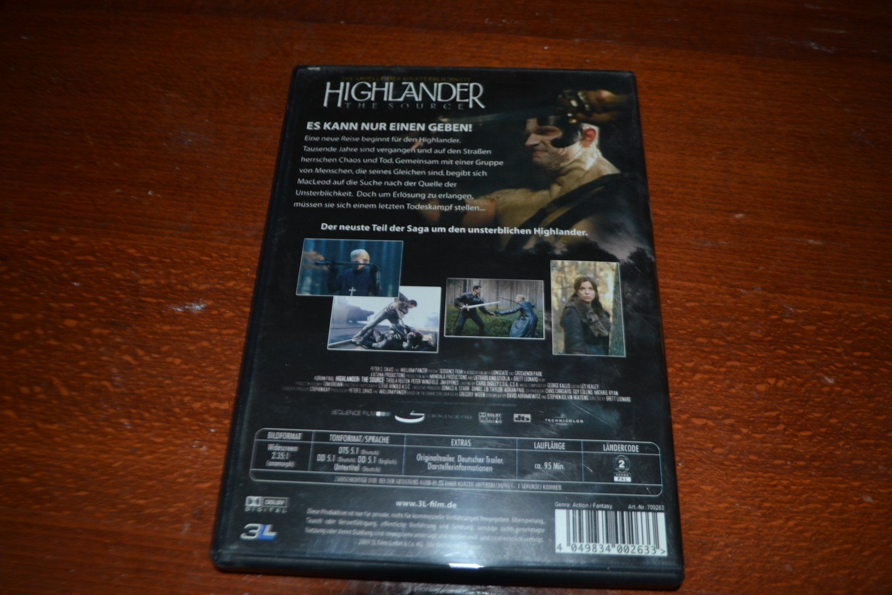 Alle DVDs: Highlander the Source (DVD) – Gebraucht aus Laupen ZH von chefdom 1
