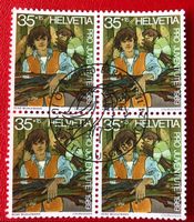 4 er Block Nr. J 311 mit Stempel Bern