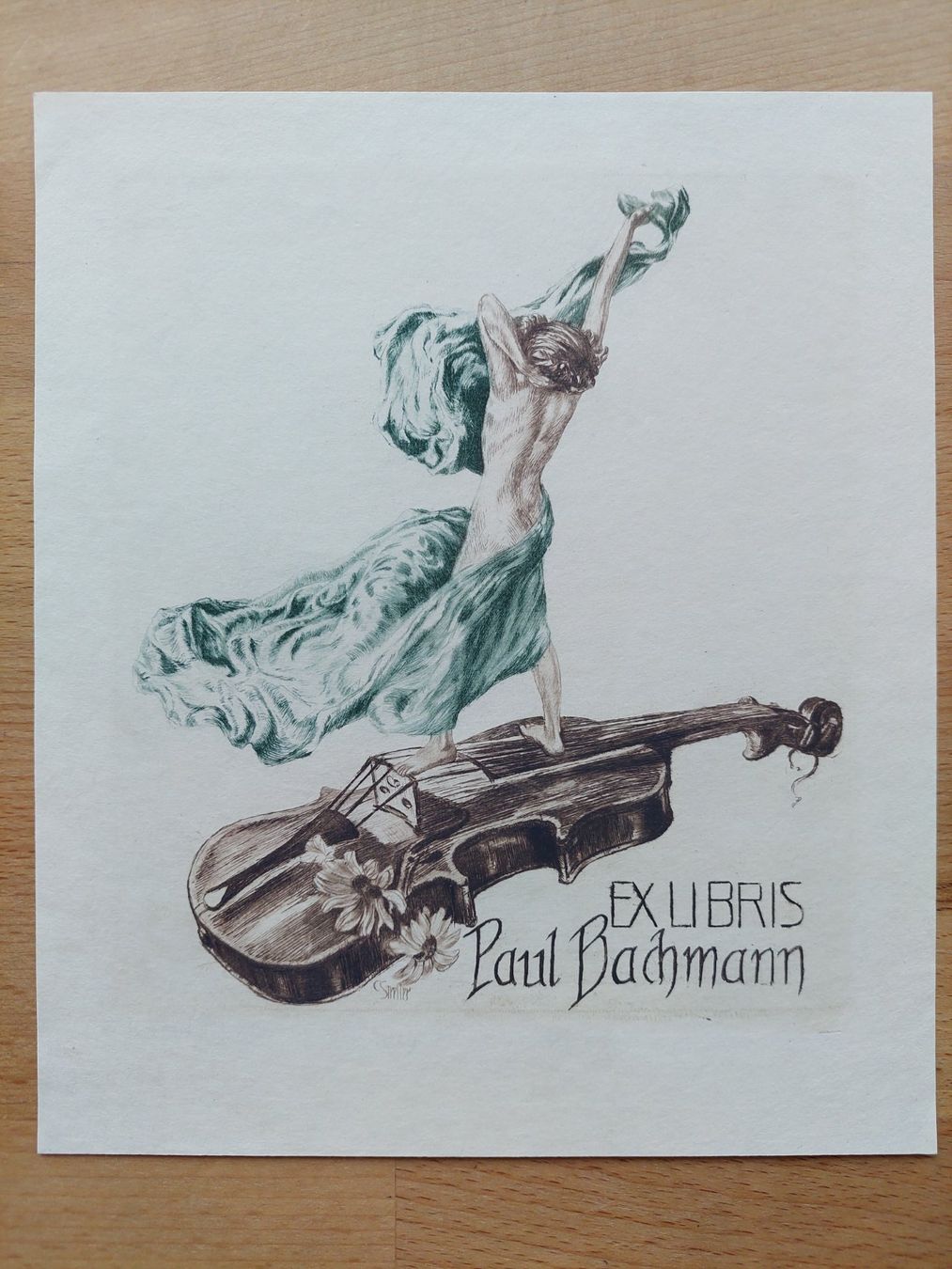 Dipinti: Exlibris Carl Streller - Original Radierung – Usato da Obfelden venduto da Exlibris-Art