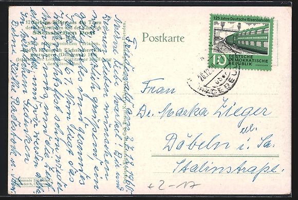 Cartes postales: Königlich Sächsischer Eilpostwagen 184 – D'occasion à Berlin par bartko-reher 1