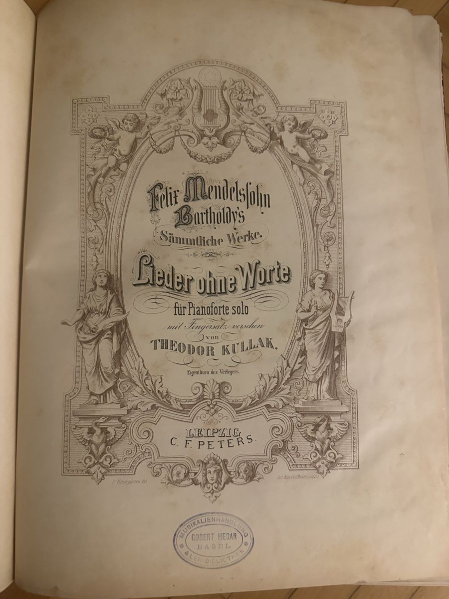Libri: Noten Mendelssohn Klavier – Usato da Urdorf venduto da robobespannung 1
