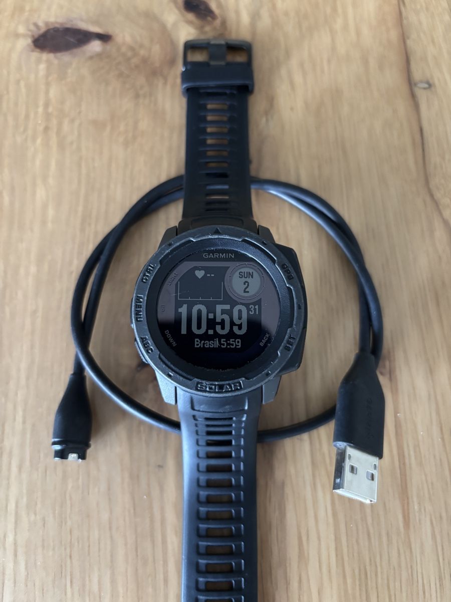 Garmin Orologi: Garmin Instinct Solar Watch black with cable – Usato da Mellingen venduto da Guilhermefurlan