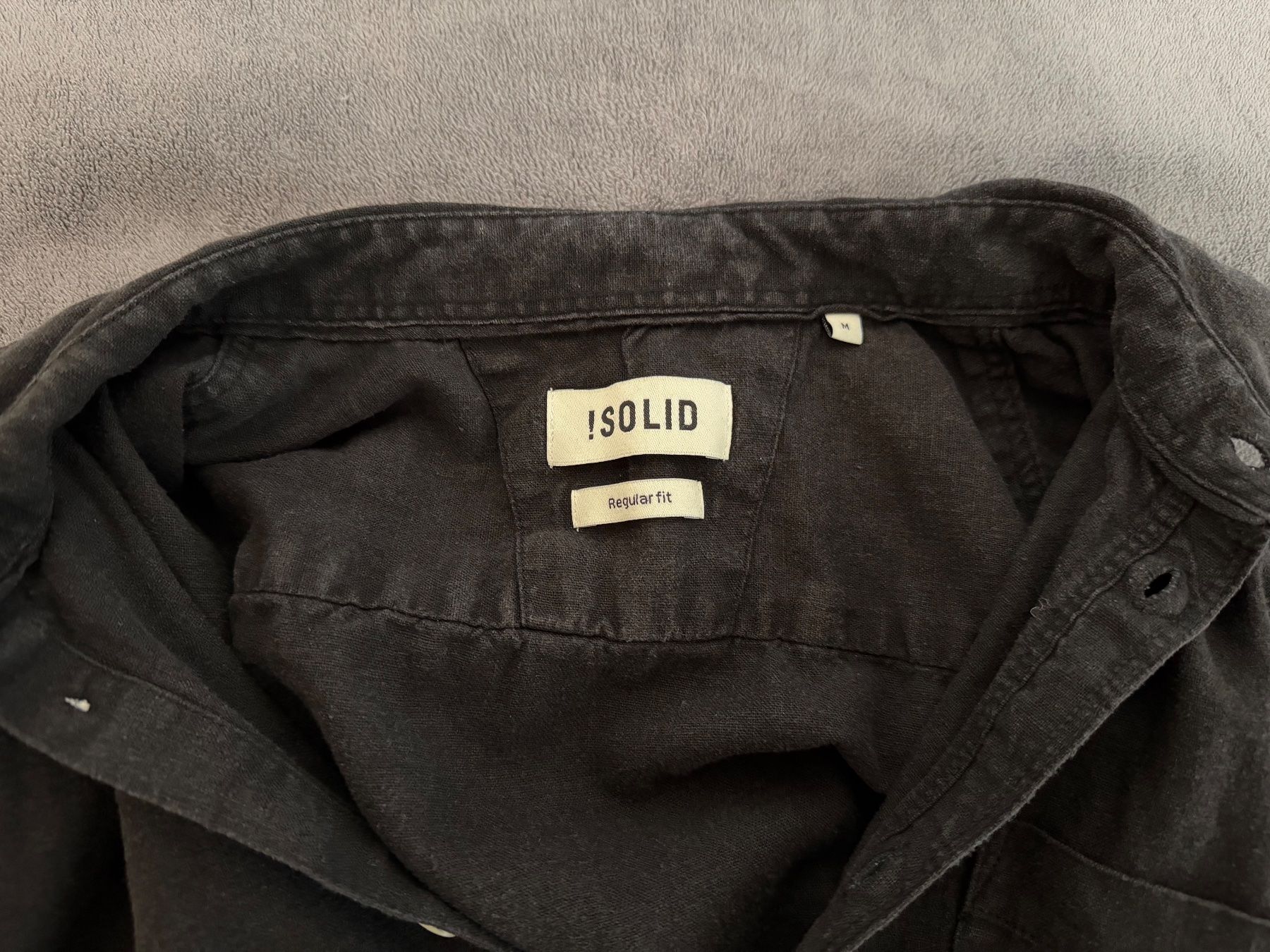 Camicie: Solid - SDALLAN LINEN MIX - Hemd - true black – Usato da Langenthal venduto da Laesu 3