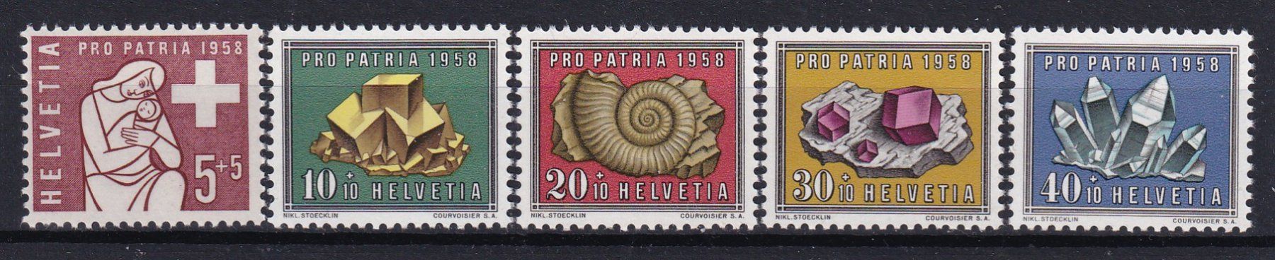 Tutti i francobolli: SUISSE Pro Patria 1958 Neuf ** – Nuovo (secondo la descrizione) da Bussigny venduto da jacky1953