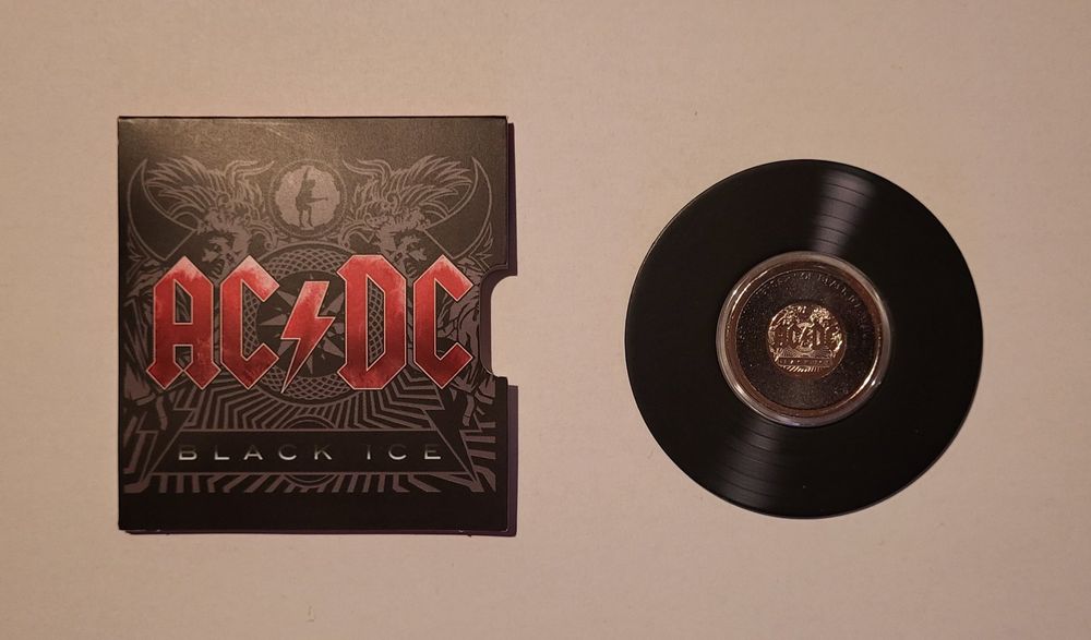 AC/DC Coin - Münze - Australisch - 15 Jahre Black Ice - OVP | Kaufen ...