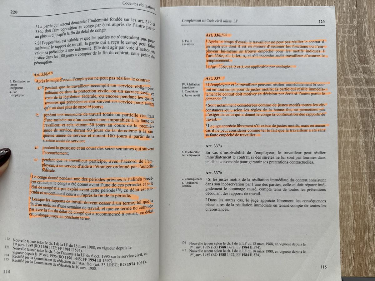 Libri: Code des obligations CO, édition récente, en bon état – Usato da Granges VS venduto da Anila.r 3