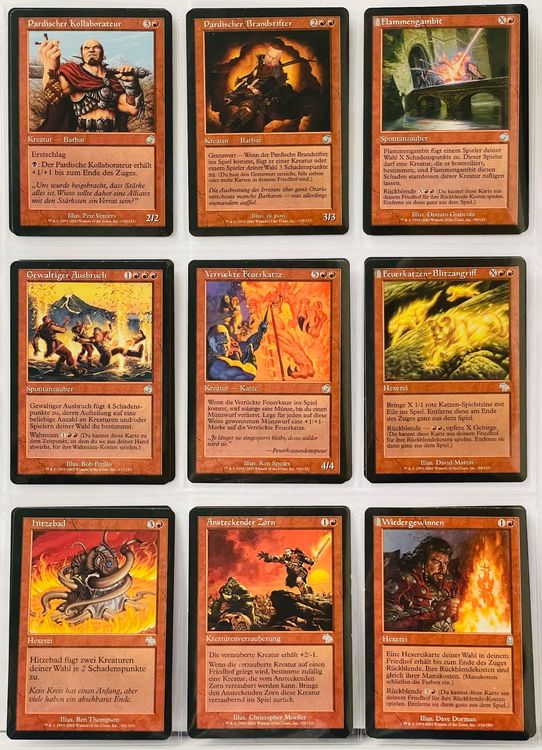 MTG - Odyssee (2001) Abrechnung (2002) Qualen (2002) 18 x UC (Gebraucht ...
