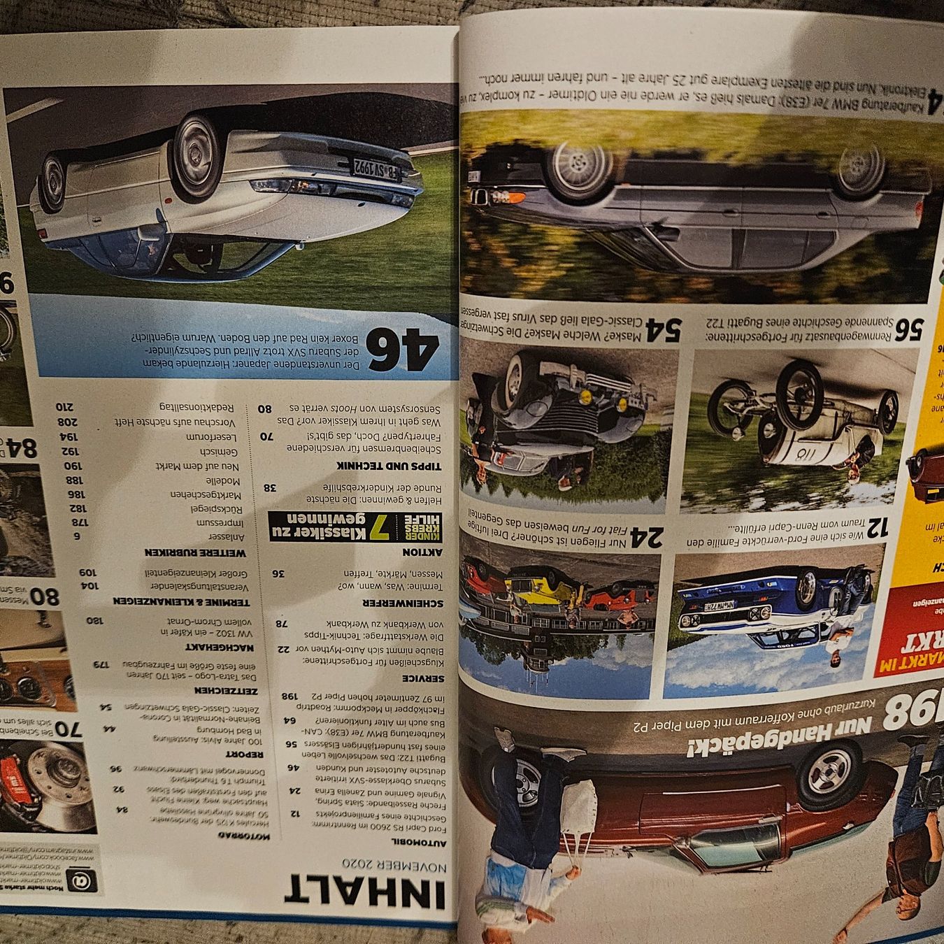 Ford Accessori per altri veicoli: Oldtimer Markt 11/20 Subaru SVX BMW 7 E38 Siata 850 Capri xx – Usato da Flawil venduto da sr1_f6st 1