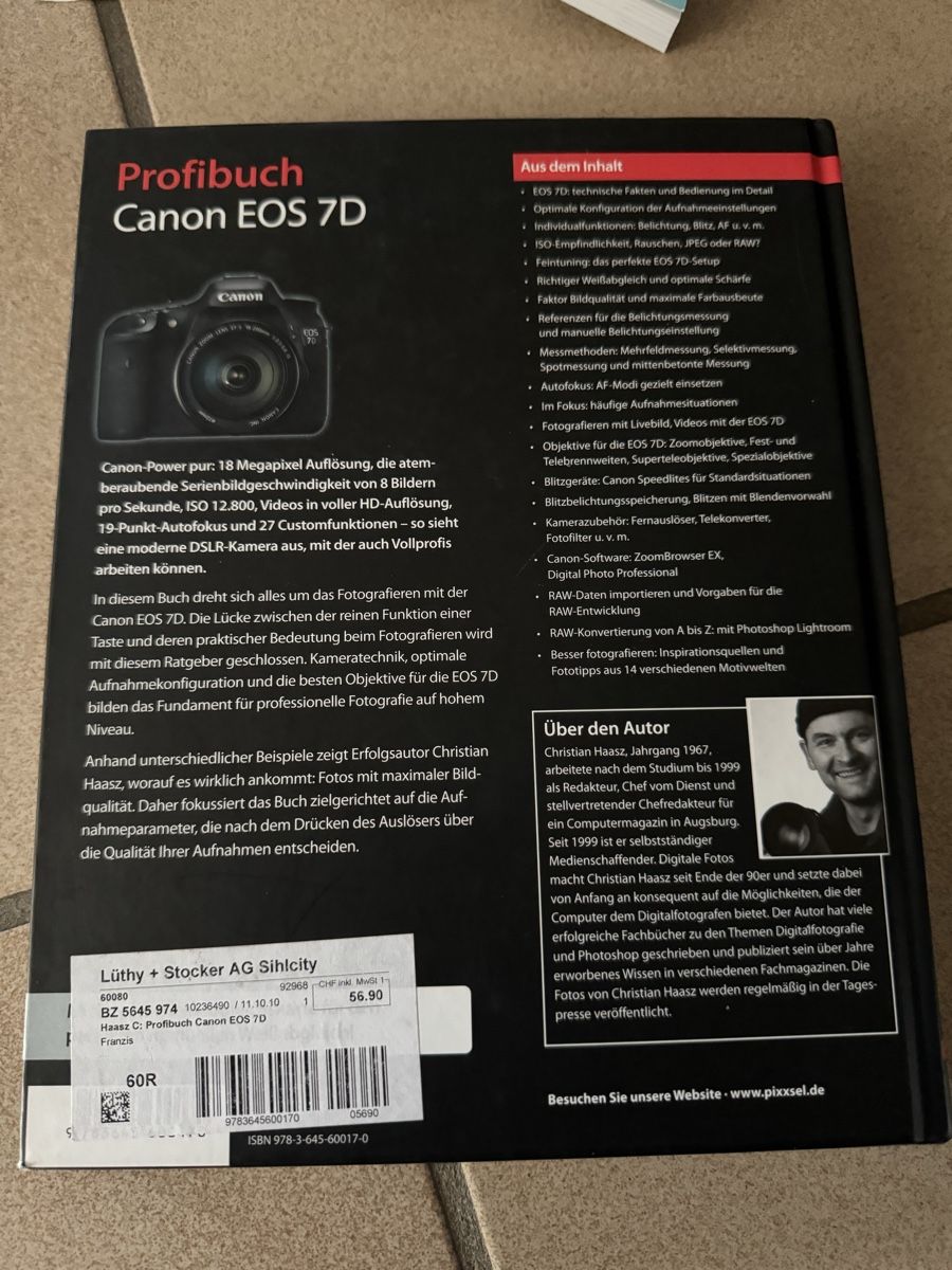 Canon Kamera: Canon EOS 7D Profi Set mit Objektiven und Blitz – Gebraucht aus Lufingen von steinijr 8