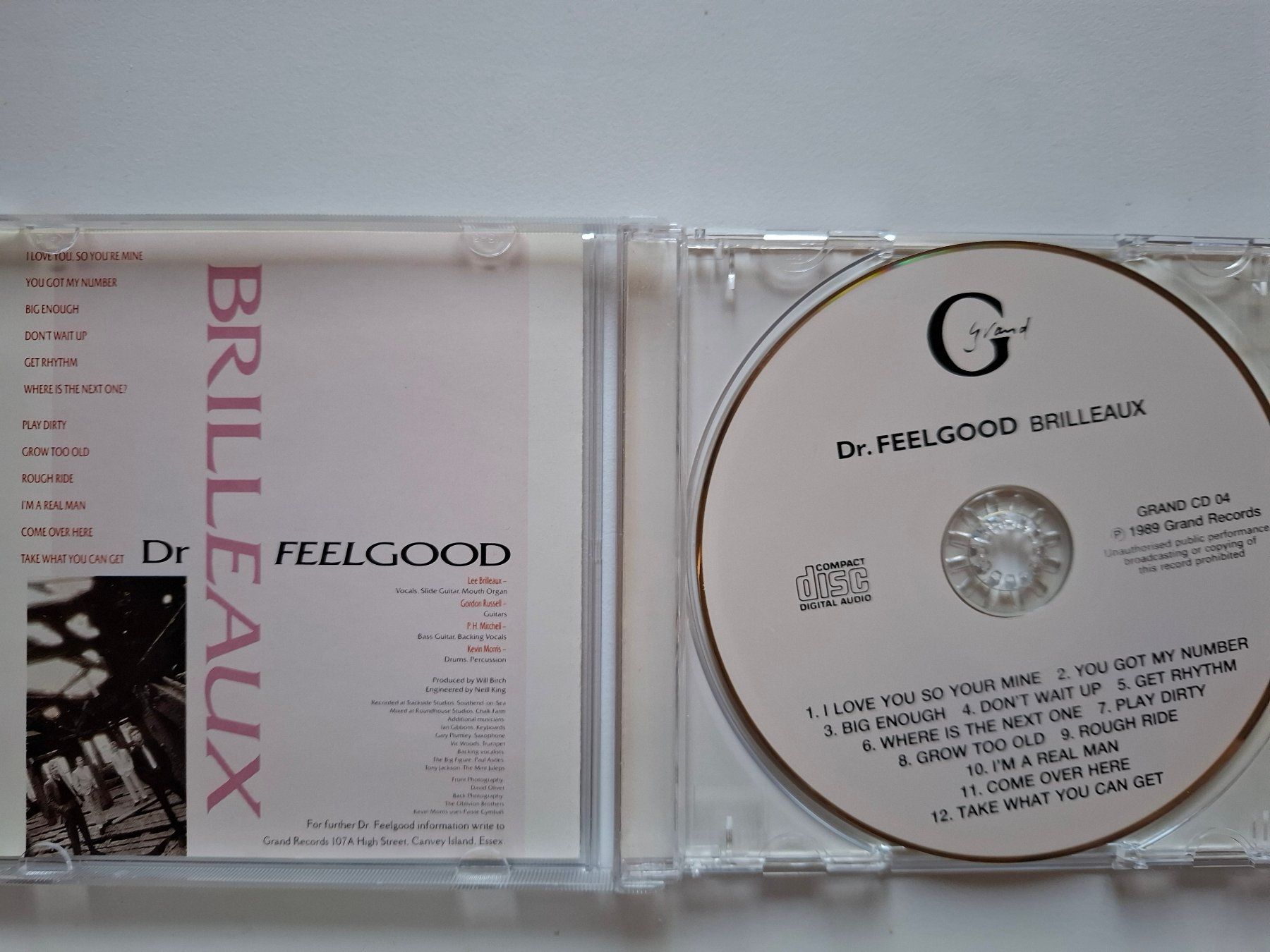 CD: CD Dr. Feelgood, Brilleaux – Usato da Derendingen venduto da Masterhall 2