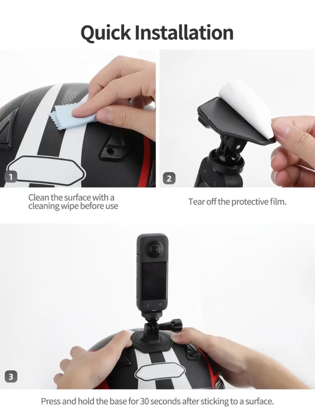 Gopro Action Cam: Flexible, selbstklebende Helmhalterung – Nuovo e nell'imballaggio originale da Triengen venduto da TheBigBoss 8