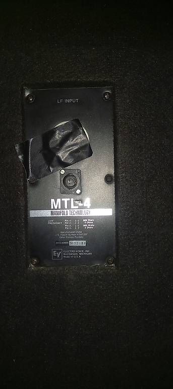 Casse acustiche: Electro Voice MTL Leergehäuse – Usato da Buochs venduto da von_mzm8 3