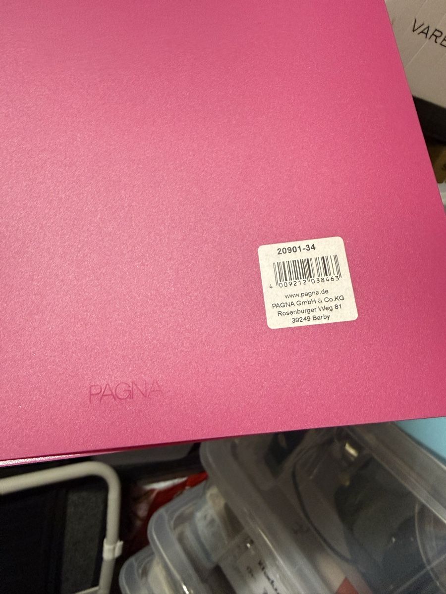 Ordner: NEU! Ringordner in Pink A4 – Neu und originalverpackt aus Schlieren von Bella79 3