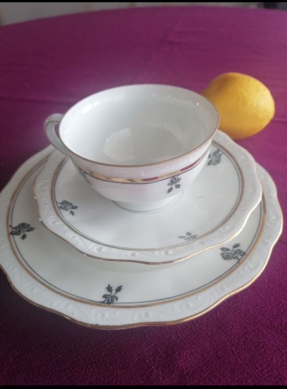 KPM Tasses: KPM Rubens  Set Tasse Untertasse Teller  – D'occasion à Aegerten par Jos_zem