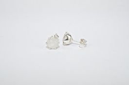 Ohrstecker Mondstein & Silber 925 (13909)