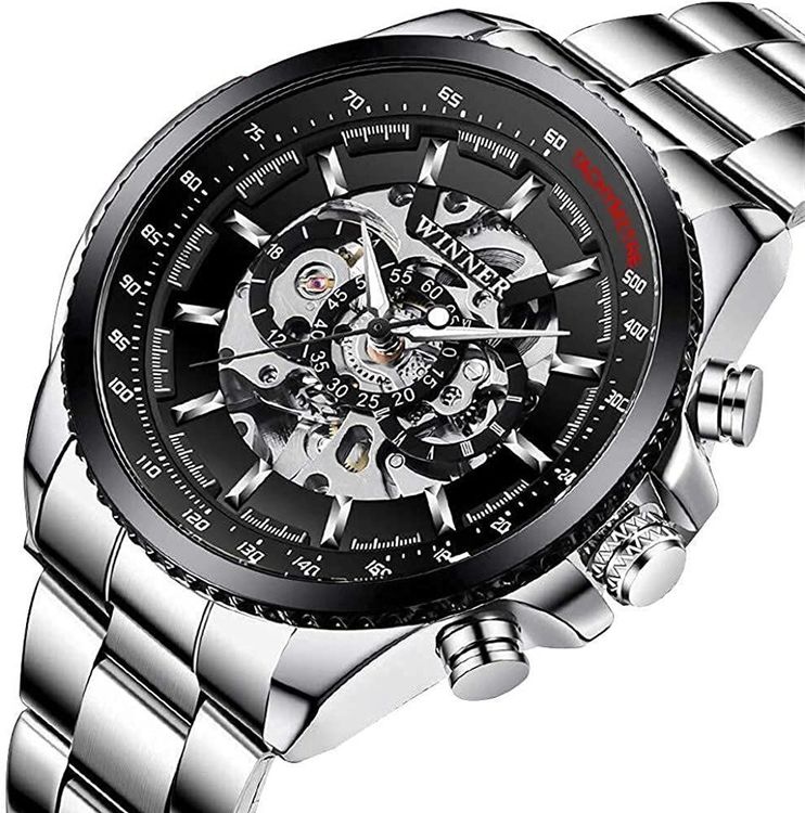Edle Skelett Automatik Uhr Armbanduhr Herrenuhr Automatikuhr | Kaufen ...