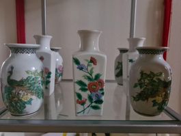 8 chinesische Vasen
