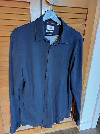 Hemd blau kariert L - WE