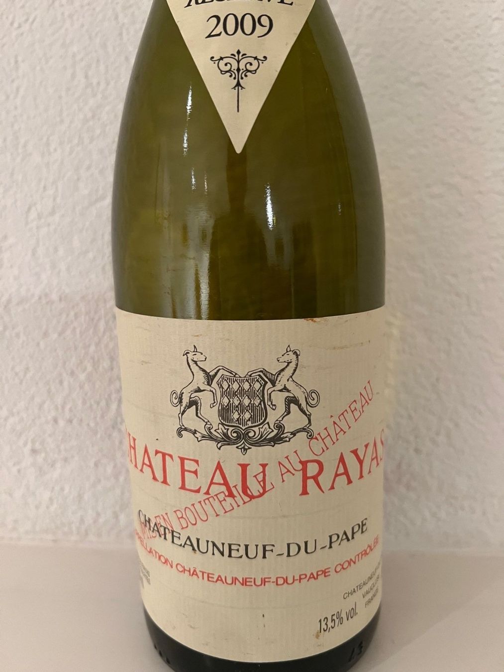 Wein: CHATEAUNEUF-DU-PAPE CHATEAU RAYAS BLANC 2009 – Neu und originalverpackt aus Sion von carzou 1