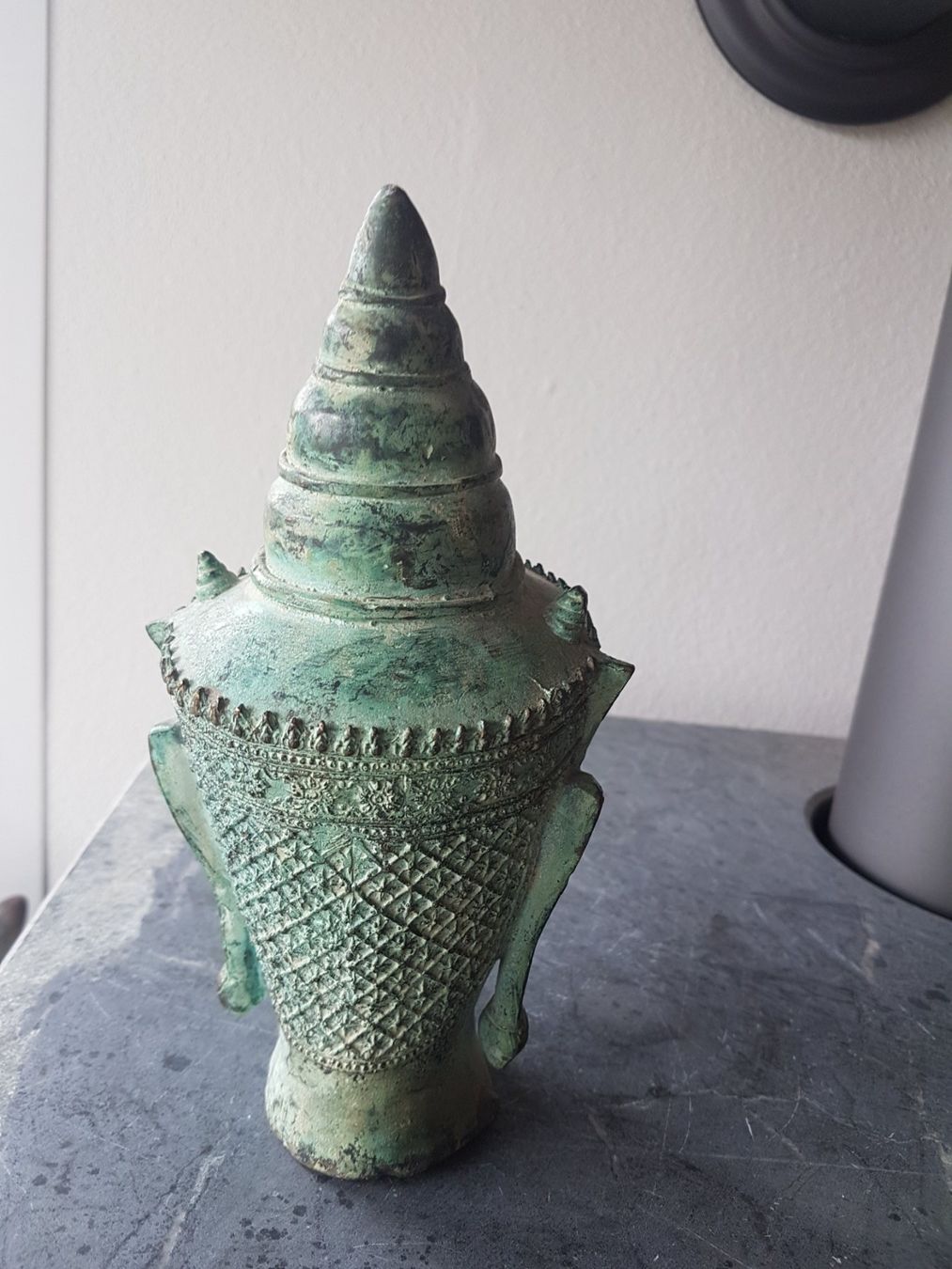 Skulpturen & Statuen: Wunderschöner Budhha Kopf Metall – Gebraucht aus Röschenz von Zorro046 2