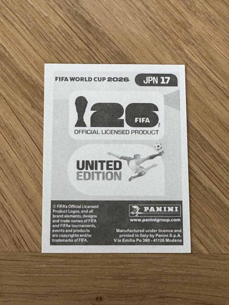 Panini Carte collezionabili: Panini 2026 JPN 17 – Nuovo (secondo la descrizione) da Grand-Lancy venduto da cyr_n5ky 1