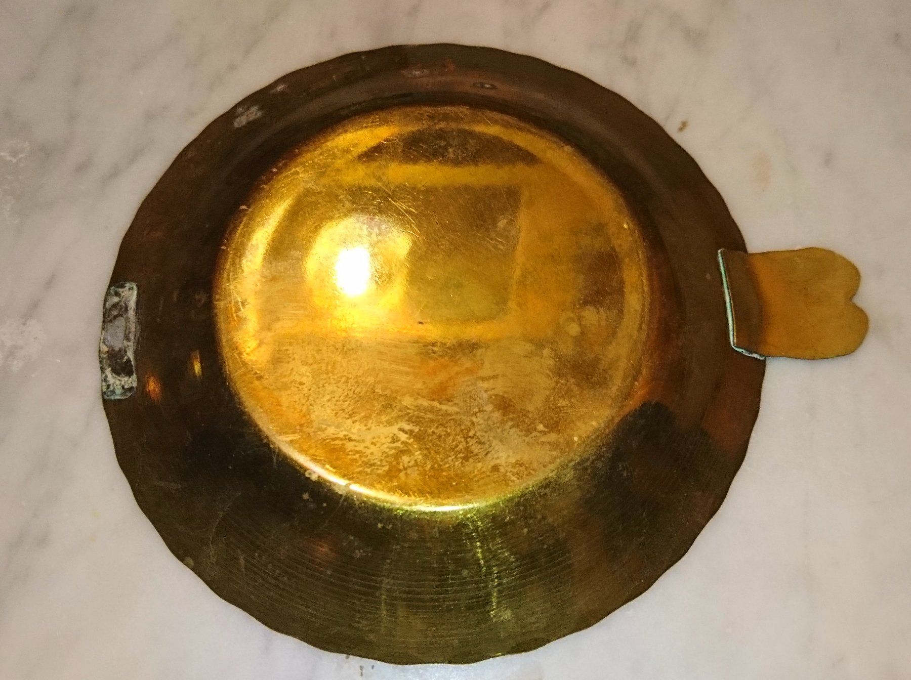 Piatti di portata: Petite soucoupe métal doré – Usato da Châtelaine venduto da fil_7lqg 4