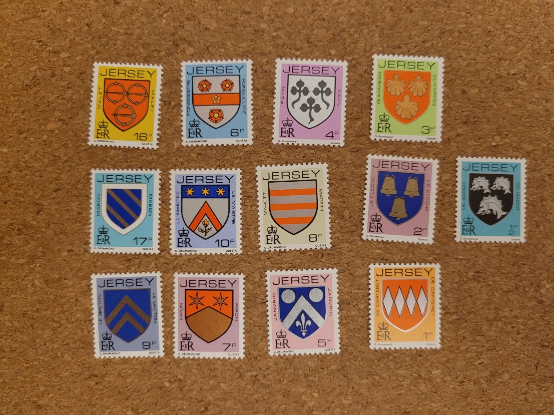 Tous les timbres: Marken Jersey – D'occasion à Inwil par Flower2325