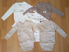 5 Wickelbodys Gr. 68 Waldtiere von C&A NEUWERTIG