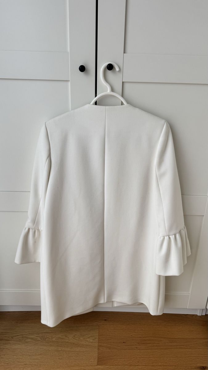 Zara Giacche: Weisse Sommerjacke – Nuovo (secondo la descrizione) da Wattwil venduto da chi_11o 1