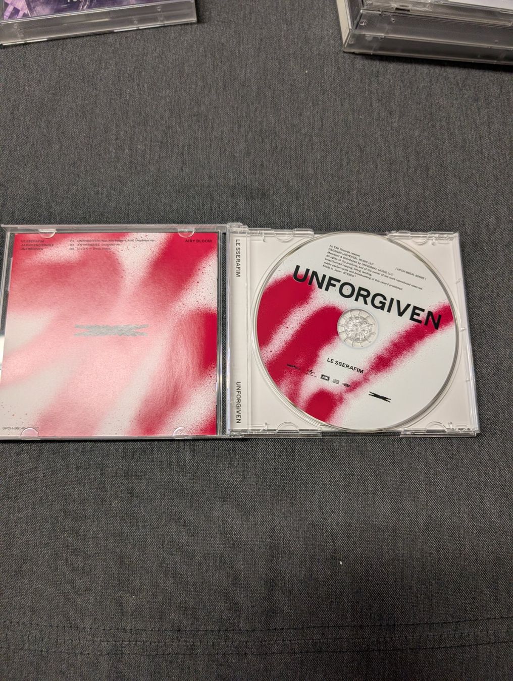 CD: Le Sserafim unforgiven Japan 2nd single – Usato da Giubiasco venduto da Ticinerd 2