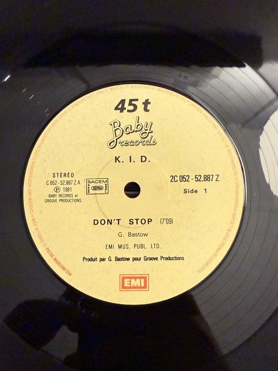 Vinyles: K.I.D. - Don't Stop  – D'occasion à Delémont par Studio_du_soleil