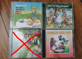 3 x CD's Märchen, Gebrüder Grimm, Alice im Wunderland