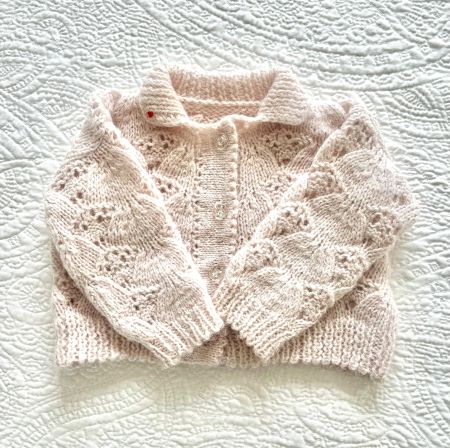 Handgestrickte Baby Jacke, Grösse 62/68, NEU!