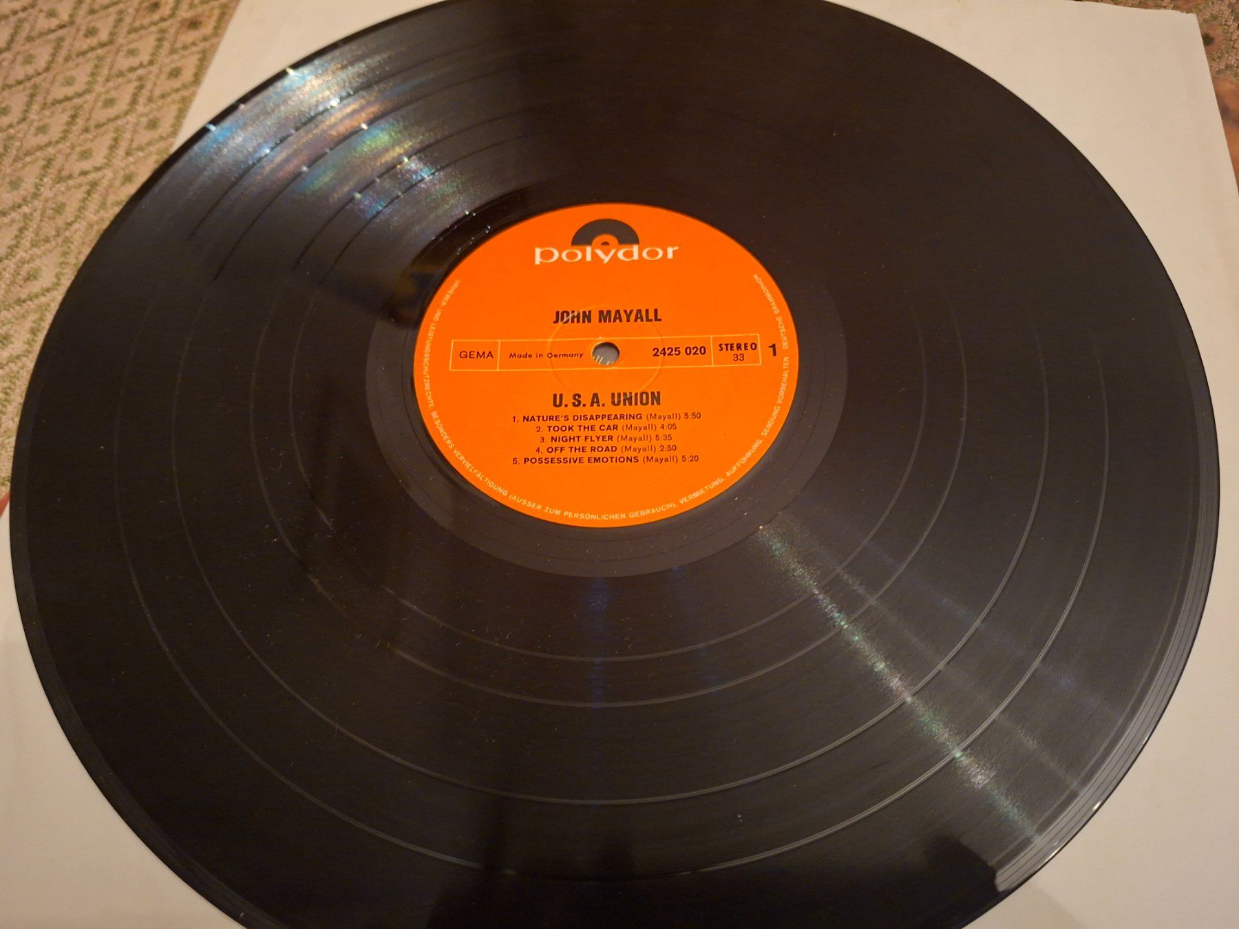 Dischi in vinile: Blues/Rock LP - John Mayall - USA Union - Gatefold – Usato da Bernex venduto da Wannabehasbeen01 4