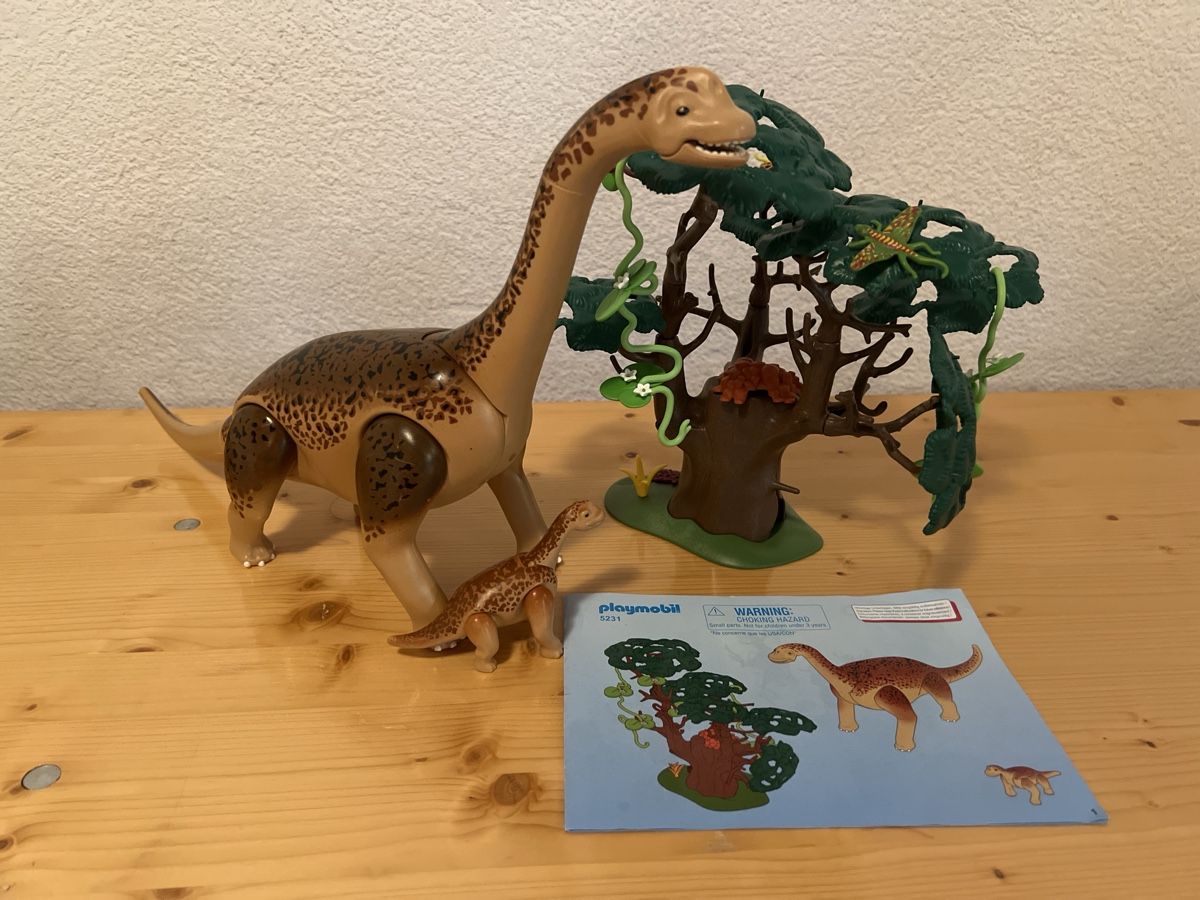 Playmobil Spielzeuge: Playmobil 5231 - Brachiosaurus mit Baby – Gebraucht aus Zuchwil von Commander0 1