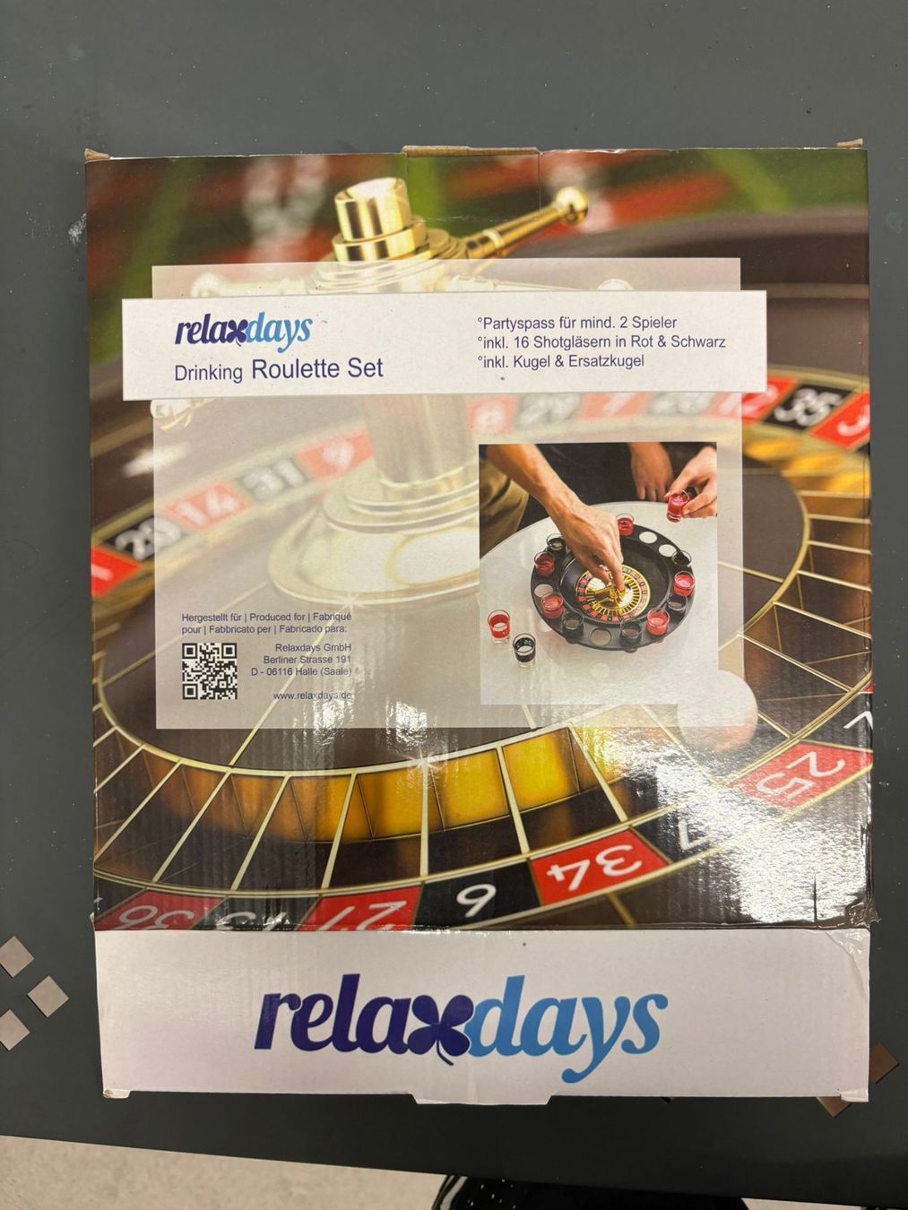 Giochi: realxdays Drinking Roulette Set – Nuovo (secondo la descrizione) da Fehraltorf venduto da Chlote4Flyers